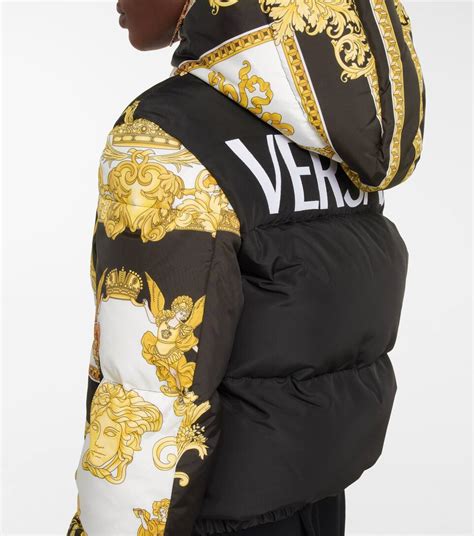 versace puffer jacket men's|Versace windbreaker jacket.